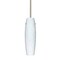 Besa Lighting Suzi Stem Pendant, Carrera, Satin Nickel Finish, 1x100W Incandescent 1TT-489719-SN - alternate 1